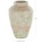 Brown Ceramic Antique Style Textured Patina Vase